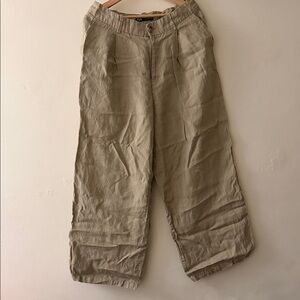 Zara Wide-Leg Linen Trousers